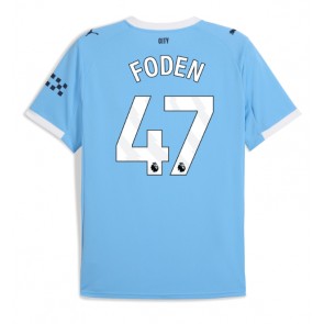 Manchester City Phil Foden #47 Primera Equipación 2025-26 Manga Corta